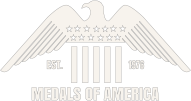 Medals of America Logo in White
